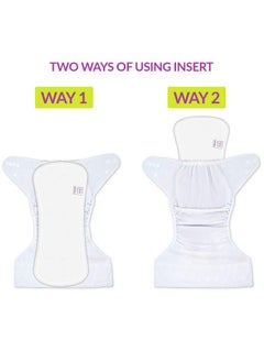 BEMBIKA 4Layer Wet Free Polar Fleece Mico Fiber Inserts For Cloth Diaper Wetfree Reusable Washable Diaper Liner For Baby Cloth Diapers (Pack Of 3) (Polar Fleece4 Layer)  - Image 4