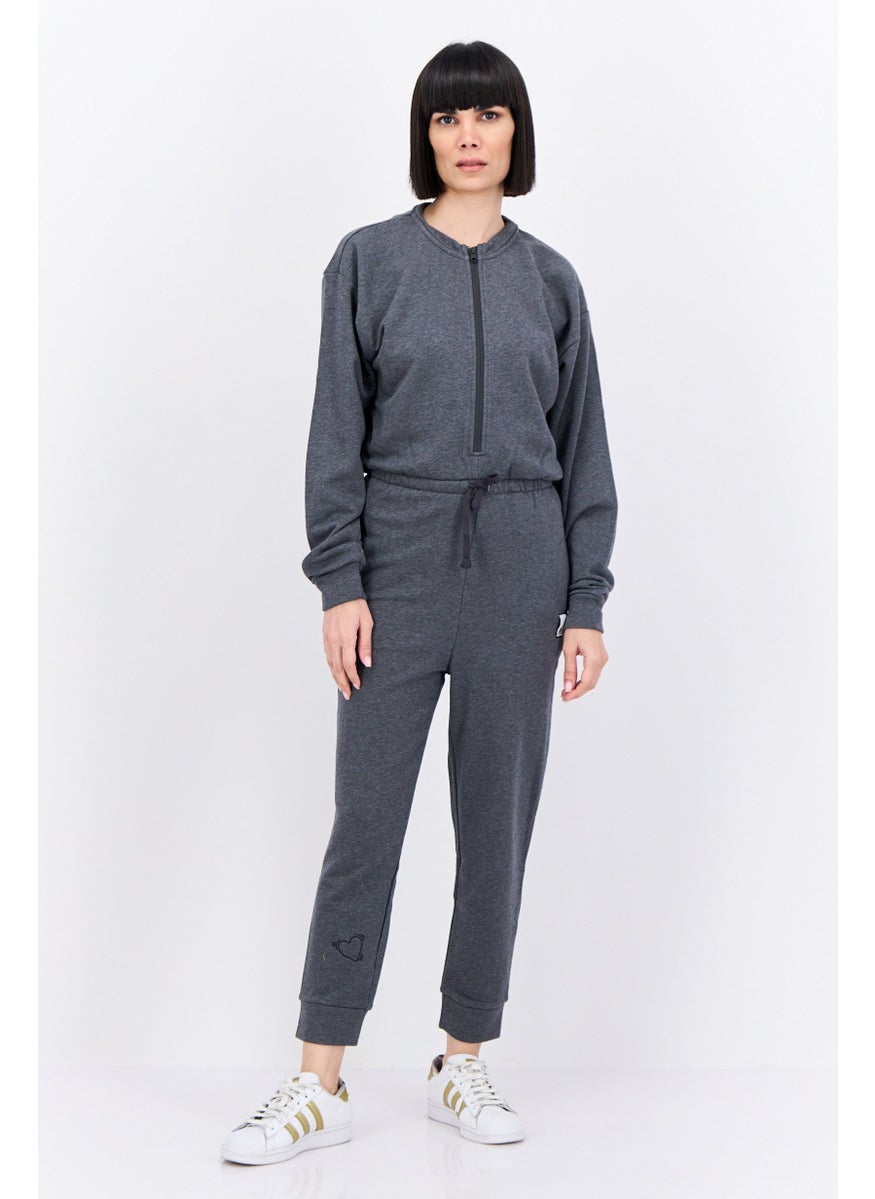 Women Sportswear Fit Long Sleeves Outdoor Jumpsuit, Grey - pzsku/Z0CEB1E16B5B000CF2BEDZ/45/_/1737642126/82062f9c-5fc2-4186-a12b-99484f31abb5