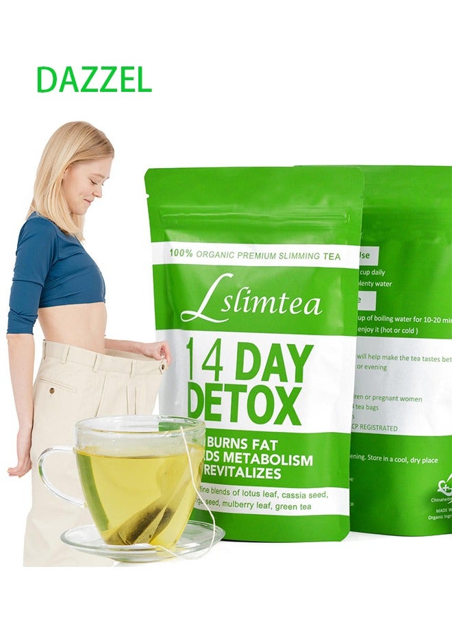 DAZZEL 14 Day Detox Tea, Weight Loss Tea, slim tea , detox slimming tea - Image 1