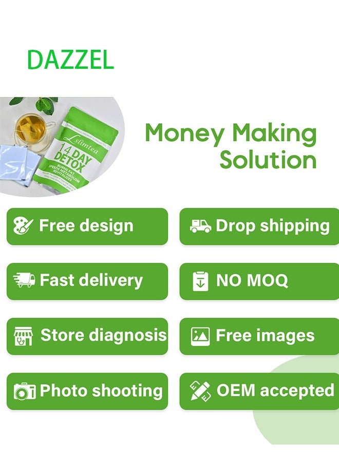 DAZZEL 14 Day Detox Tea, Weight Loss Tea, slim tea , detox slimming tea - Image 3