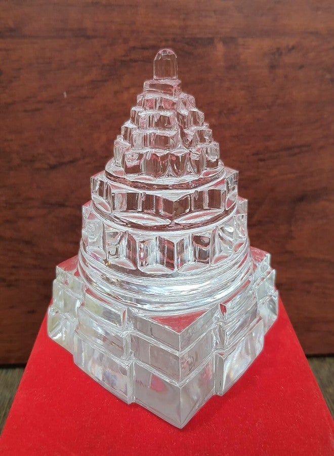 Denique Crystal shri Yantra meru Shree Yantra Blessed & Energized for Spiritual Powers, Correcting Vastu Doshas 30-40 Grams - Image 4