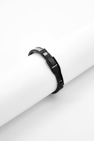 Men Agility Stainless Steel Bracelet, Black - pzsku/Z0CEB7848EDA81801D88FZ/45/1747056680/7758c9d3-0812-4dbe-b678-680ccfdbe84f