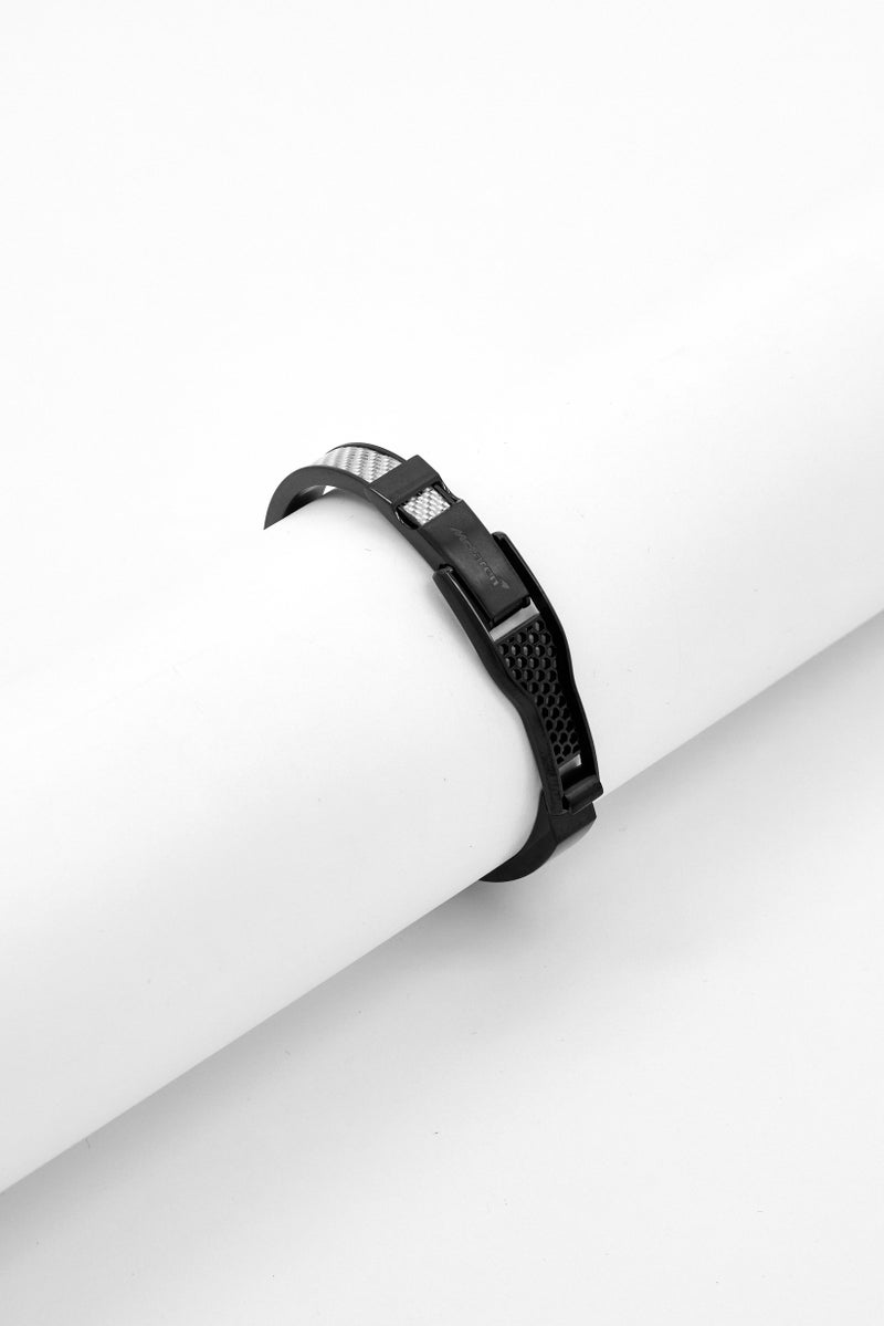 McLaren Men Agility Stainless Steel Bracelet, Black  - Image 1