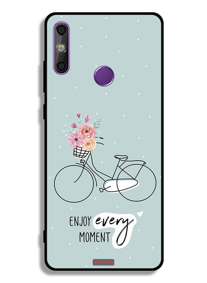 Tolwak Huawei Enjoy 20e Protective Case Cover Enjoy Every Moment - Image 2