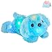 WEWILL 10 Light up Blue Puppy Dog LED Stuffed Animal with Colorful Night Light Glow Soft Plush Toy Gifts for Kids on Christmas Birthday - Image 3
