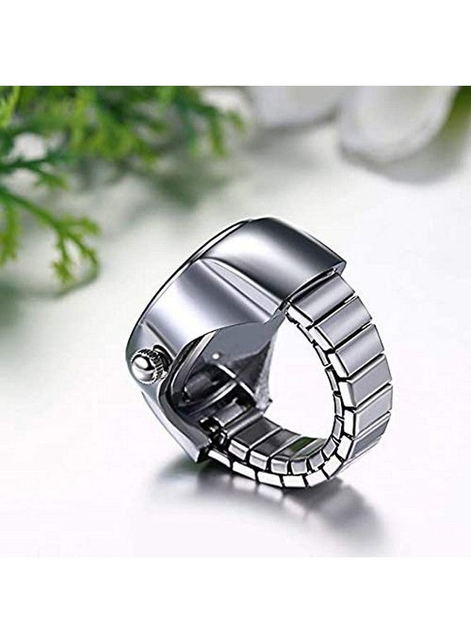YouBella Jewellery Stylish Unisex Finger Ring Watch for Girls/Women/Men/Boys (Red) - Image 3