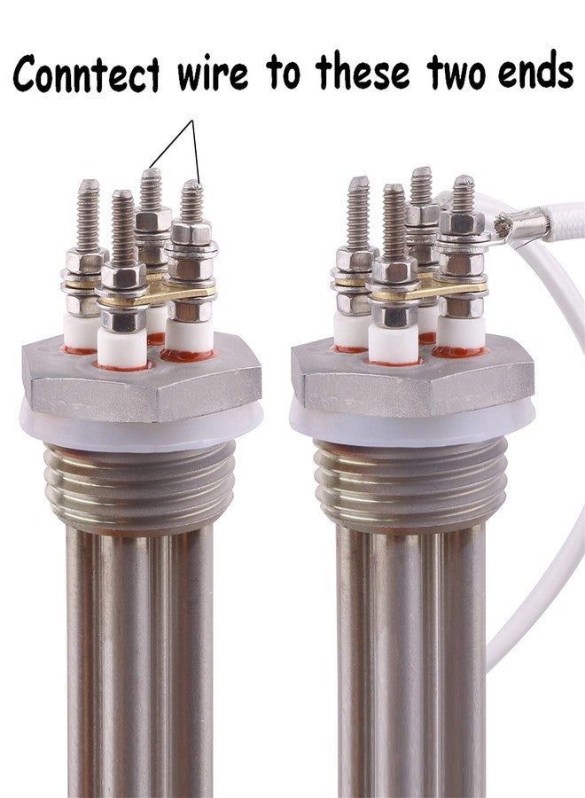 DERNORD 24V 600W Submersible Water Heater Element with Double U Type Immersion Heater - Image 3