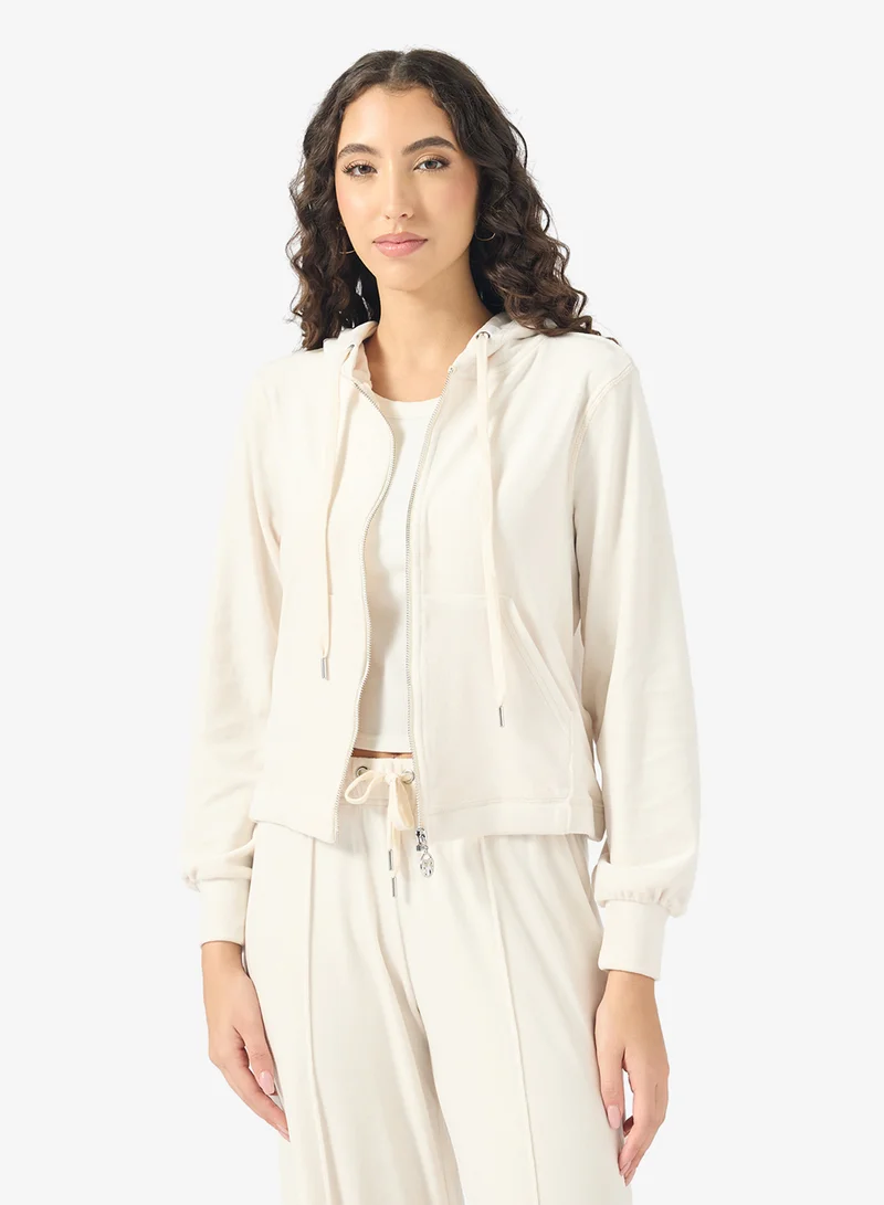 ONLY Essential Zip Through Hoodie