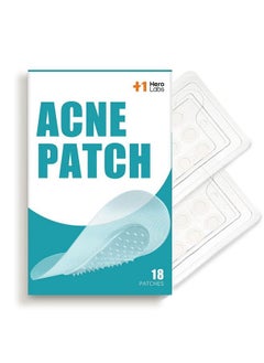 +1HEROLABS Herolabs Microcrystal Acne Healing Patch (18 Patches) Hyaluronate Salicylic Acid Vitamin C Pimple Patch For Deep Early Stage And Hidden Pimples (18 Count (Pack Of 1))  - Image 1