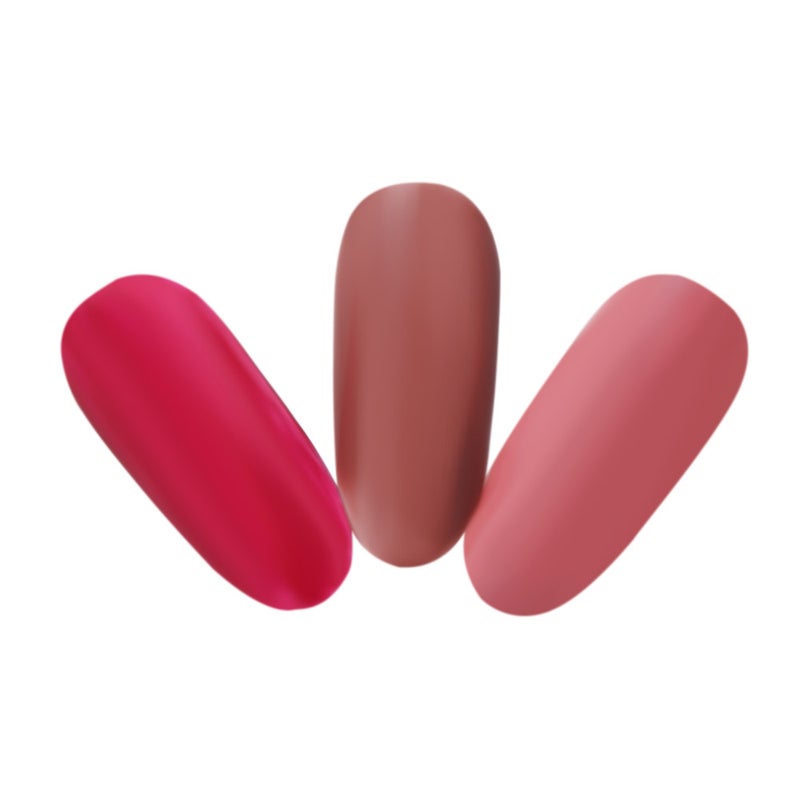 طقم أظافر صناعية بيضاوية مكون من 240 قطعة شفاف - Image 5