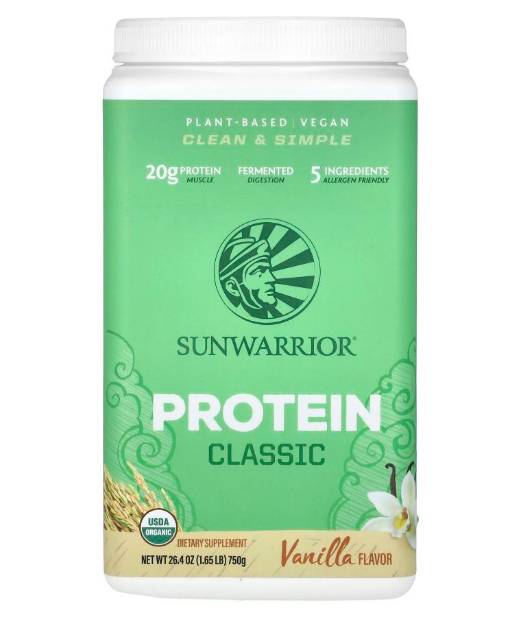 Sunwarrior Classic Protein Vanilla 1.65 lb (750 g)