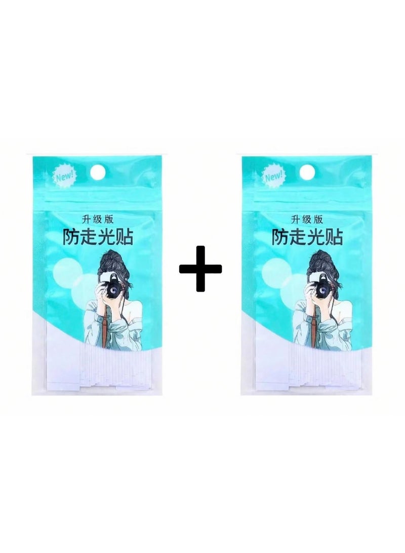 2 packs of double-sided hijab fixing tape, double-sided adhesive tape for securely and invisibly fixing clothes and hijabs, non-slip fixing strips for women for everyday use without the need for pins. - Image 1