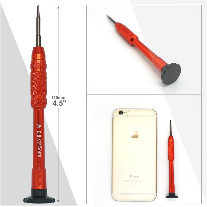 TECKMAN Diy Crafts 6064 Y000 Tripoint Screwdriver Magnetic Screwdriver Bit Set for SmartphonesTablets Multicolor - Image 2