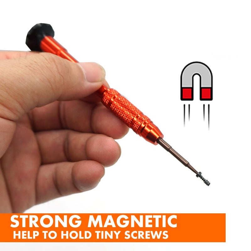 TECKMAN Diy Crafts 6064 Y000 Tripoint Screwdriver Magnetic Screwdriver Bit Set for SmartphonesTablets Multicolor - Image 4