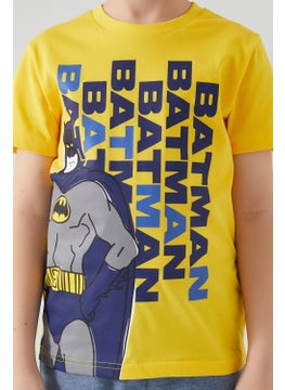 Batman Yellow Hero Yellow Boy Bermuda Suit  - Image 2
