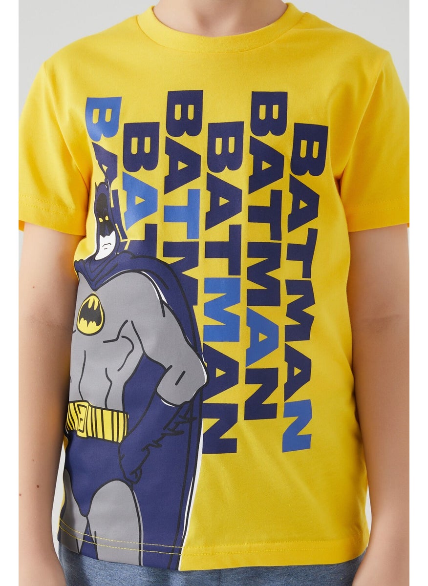 Batman Yellow Hero Yellow Boy Bermuda Suit  - Image 2