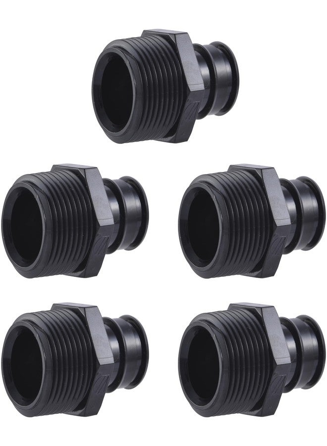SharkBite 1/2 x 1/2 Inch Poly MNPT Expansion Adapter for PEX-A Pipe, Pack of 5, Plastic Plumbing Fittings, Male Adapter for PEX-A Tubing, UA120A5 - Image 1