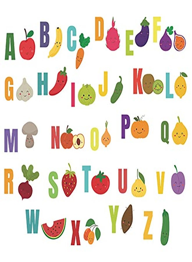 Maaghi Cartoon Animals - Dinosaur - Fruit with ABCD English Alphabets Kids Education Nursery Pre School Wall Sticker (Multicolor,Size - 90 Cm X 29 Cm) (ABC-Fruit) - Image 5