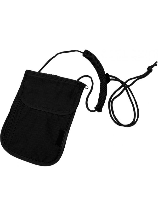 klarako Neck Bag,Portable Outdoor Travel Passport AntiTheft Storage Hanging Wallet Neck Bag - Image 1