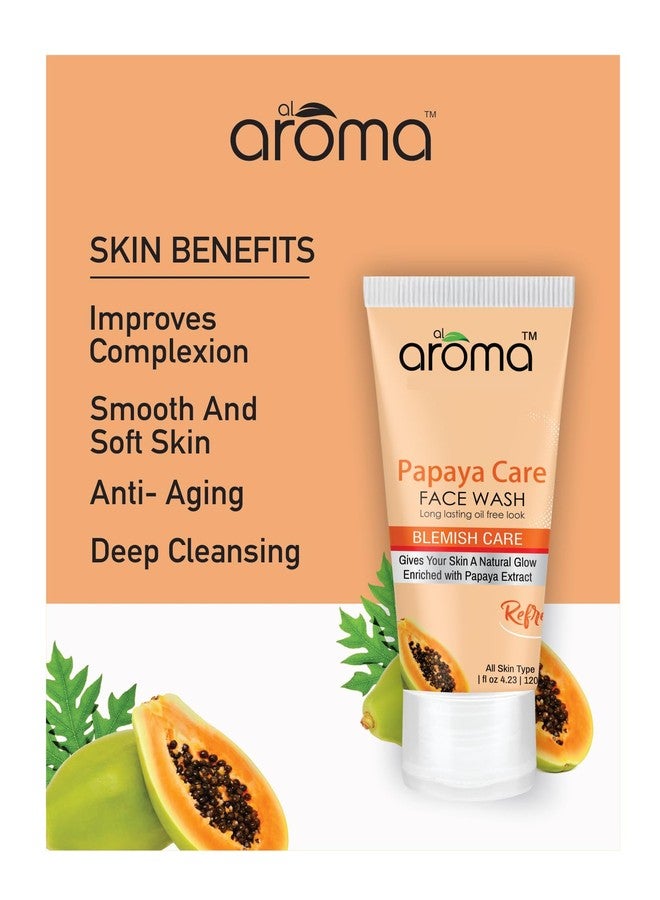 ALAROMALEAFS مقشر الوجه ألاروما بابايا كير لتقشير لطيف وبشرة مشرقة، غني بمستخلصات البابايا، يزيل خلايا الجلد الميتة والشوائب، مناسب لجميع أنواع البشرة، مقشر للوجه للنساء والرجال - Image 3