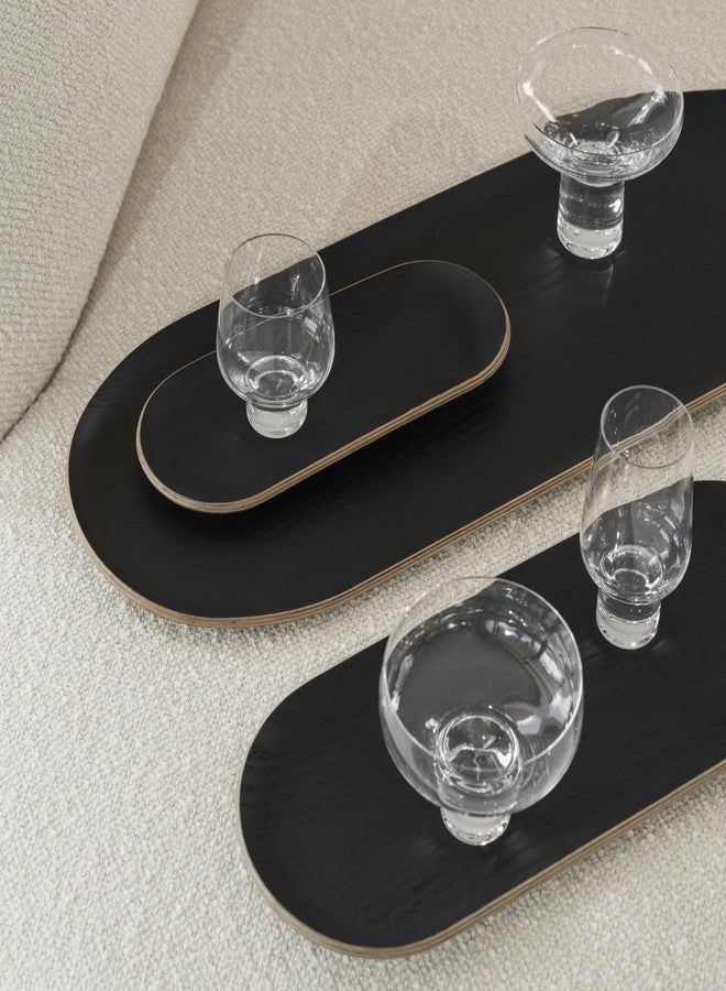 blomus BAKI Wood Tray - Black - Large - Serving or Decorative - Image 2