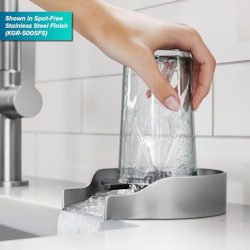 KRAUS CleanMate Glass Rinser for Kitchen Sink in Matte Black Color Finish KGR500MB - Image 3