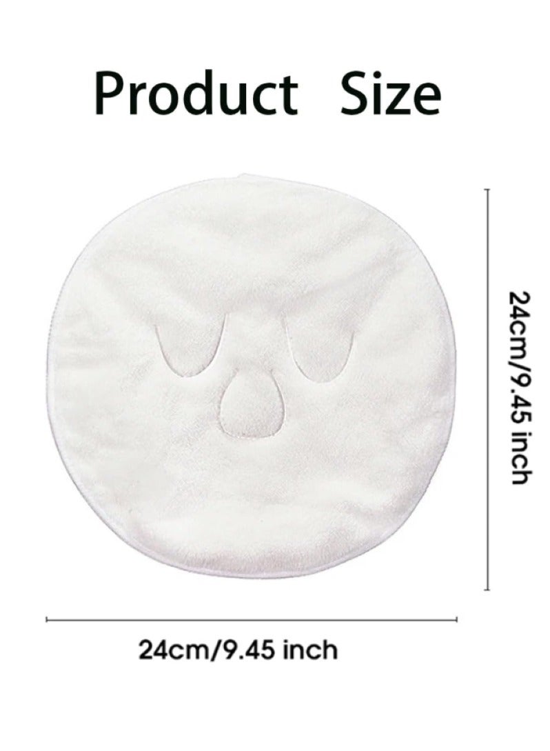 Reusable Hot Compress Face Masks, Hot and Cold Facial Steam Towel for Skin Care, Facial Steamer Towel for Facial Moisturizing for Home Beauty Salon - Image 2