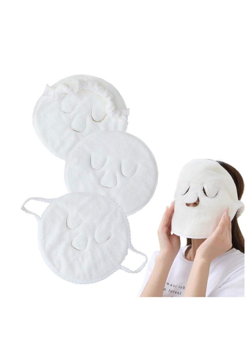 Reusable Hot Compress Face Masks, Hot and Cold Facial Steam Towel for Skin Care, Facial Steamer Towel for Facial Moisturizing for Home Beauty Salon - Image 4