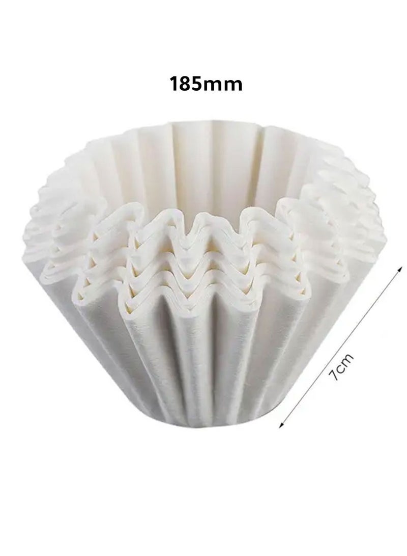 185 Disposable Dotted Coffee Filter Paper 