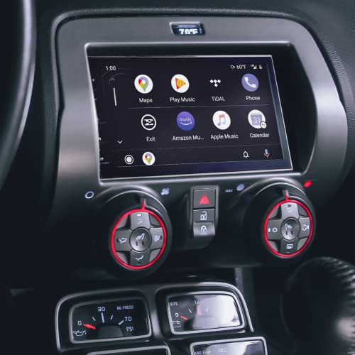 PAC Chevrolet Camaro 2010-2015 RPK5-GM4101 Integrated Radio Replacement Kit with 6.8” Touchscreen Double Din Radio, Steering Wheel Controls, Apple CarPlay, Android Auto, Bluetooth - Image 1