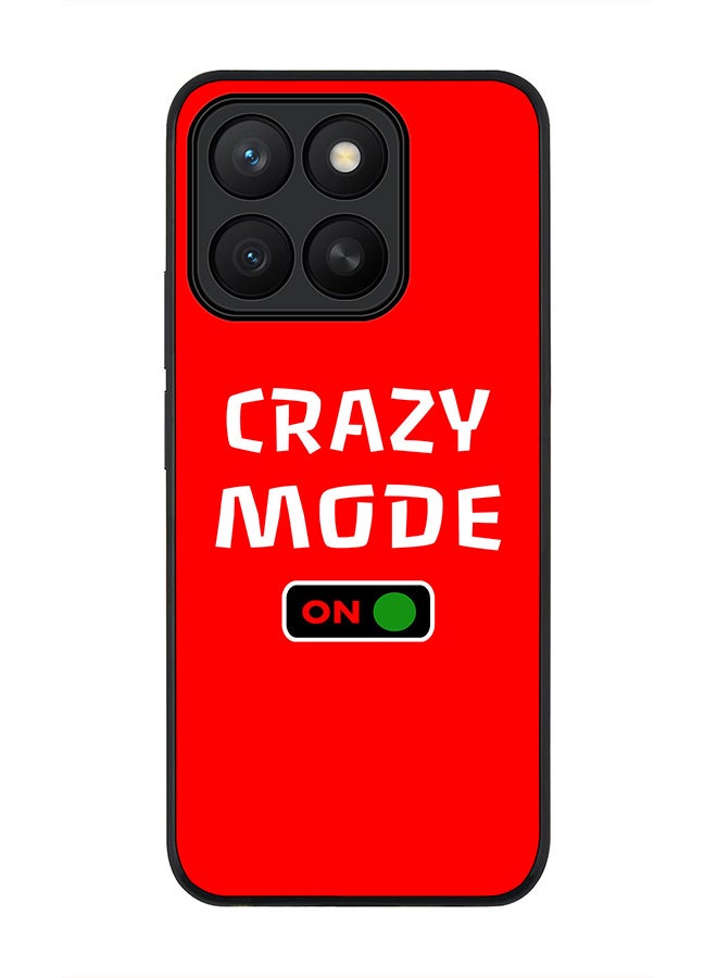 Stylizedd For Honor X8c Case,Slim fit Camera Protection, Shockproof Thin Phone cover  - Crazy Mode On