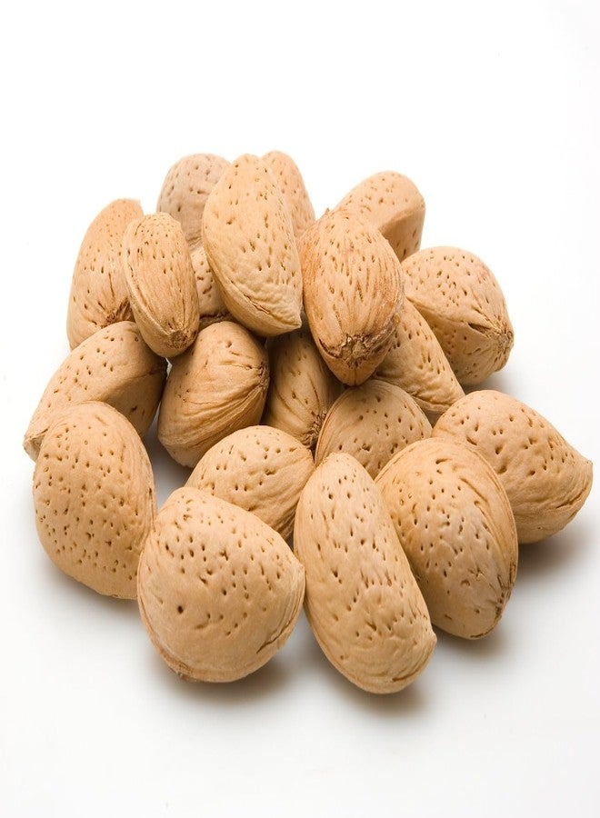 We Got Nuts Jumbo California Almonds In Shell – 5 lbs (80oz) Premium Quality Kosher Raw Almonds By We Got Nuts - Natural & Healthy Rich Flavor Snack - Whole,& Unsalted – - Image 1