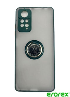erorex Protective Case Cover For MI Note 11 Pro With Magnetic Ring Holder Green  - Image 1