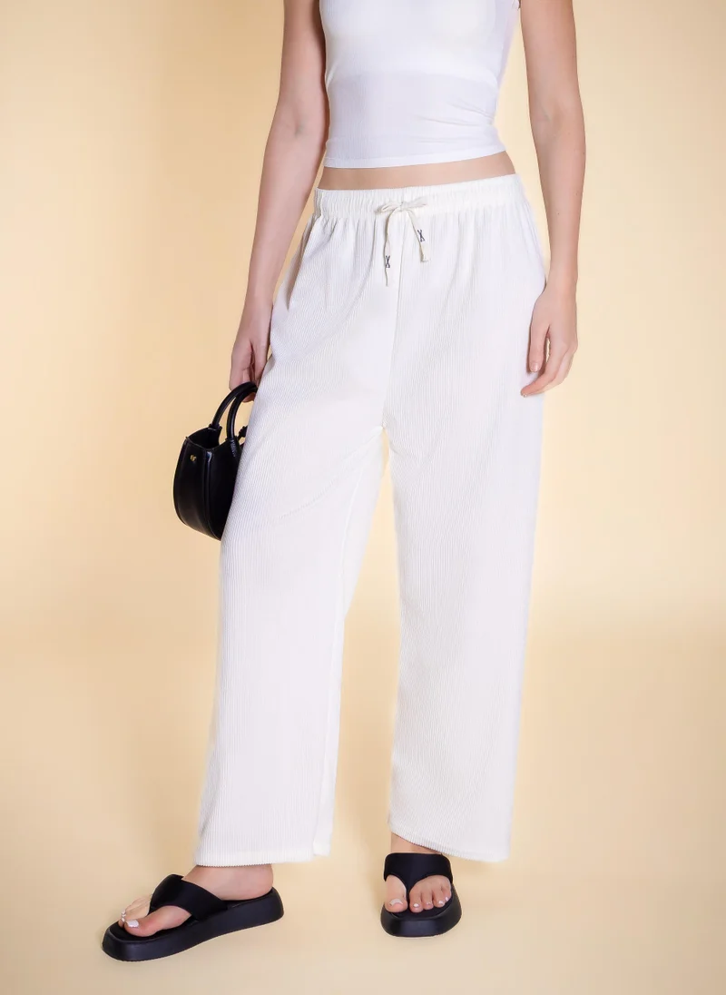 شايبس CORDUROY STRAIGHT-LEG TROUSERS