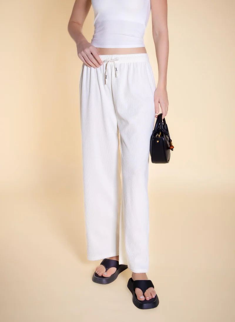شايبس CORDUROY STRAIGHT-LEG TROUSERS