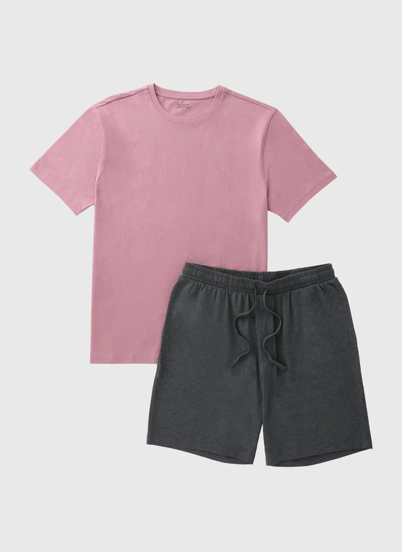 Matalan Pink Short Pyjama Set