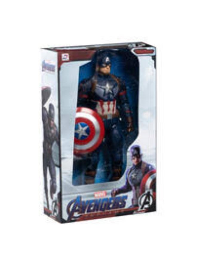 ZD Toys - ZD TOYS MARVEL EAVENGERD END GAME CAPTAIN AMERICA 14 INCH - Image 1
