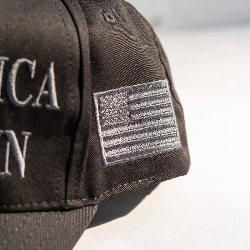 Trump 45-47 MAGA Hat - Black - Image 4