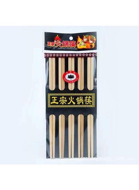 Authentic Five Pairs Of Chopsticks Hot Pot Chopsticks Running Rivers And Lakes Stall Plug-in Chopsticks Live Group Buying Chopsticks Wholesale-Color:6 * 24cm Five Pairs Of Hot Pot Chopsticks (class B)