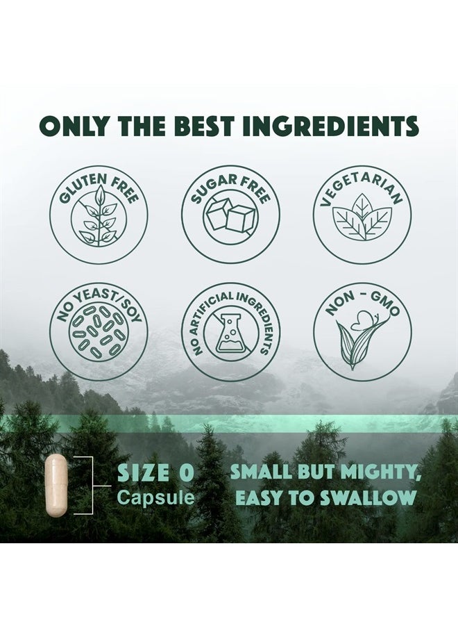 Natural Rhythm Magnesium, Calming + Relaxing + Gentle 120 Capsules  - Image 3