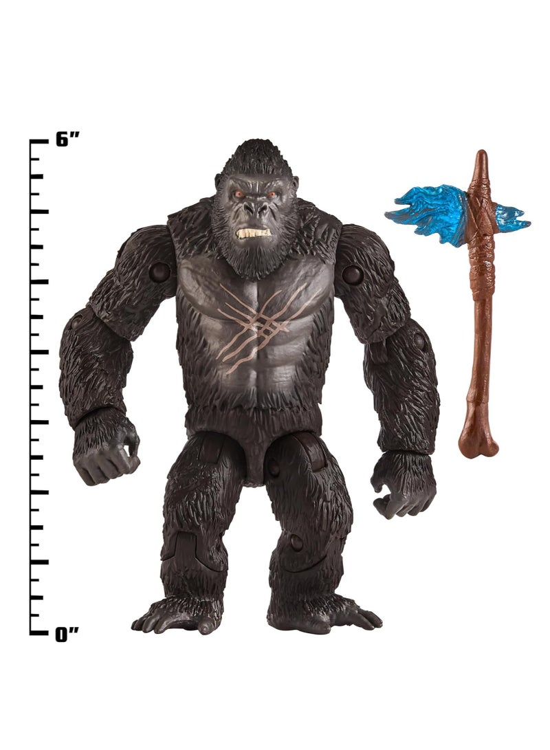 Godzilla X Kong The New Empire: Kong With Battle Axe Figure - 6 Inches - Image 3