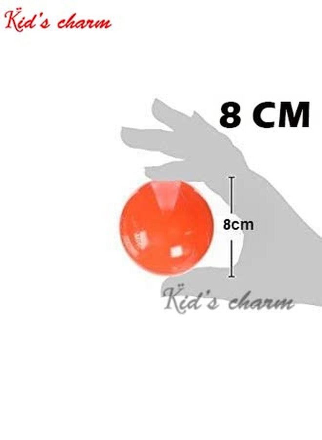 Kid's Charm كرات بلاستيكية ممتازة للأطفال من كيدز تشارم - كرات أطفال متعددة الألوان 8 سم لحوض السباحة/المحيط بدون حواف حادة - ناعمة لخيام وأنفاق لعب الأطفال الصغار في الأماكن المغلقة (متعددة الألوان، عبوة من 144 كرة) - Image 2