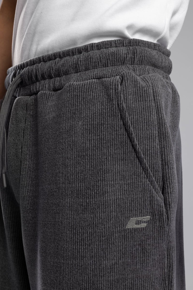 Catch Ribbed Sweatpants with Catch Logo Embroidery - Image 2