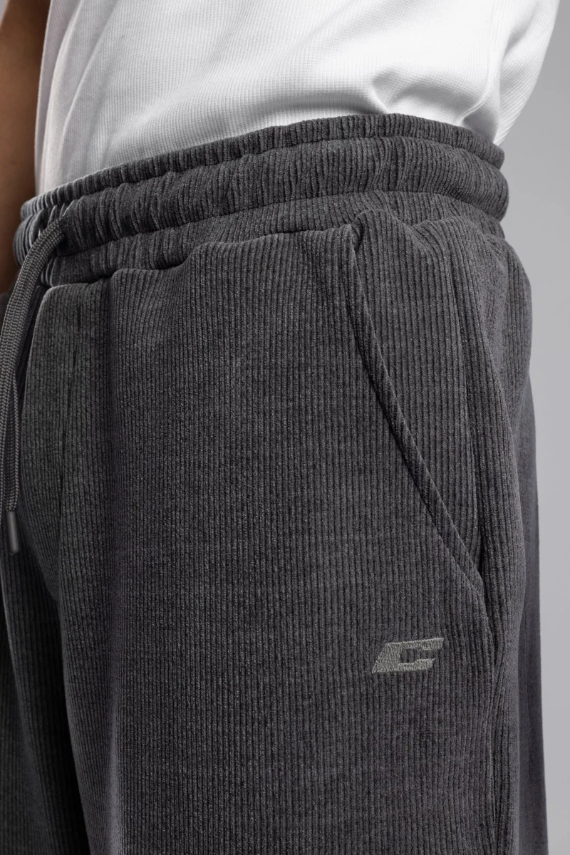 Catch Ribbed Sweatpants with Catch Logo Embroidery