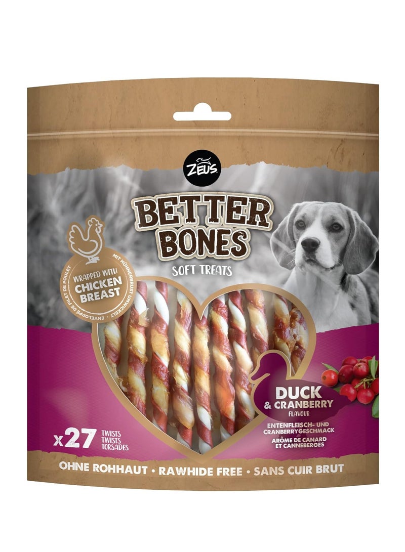 Zeus Better Bones Duck and Cberry WrTwts 27Pk