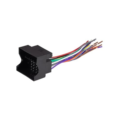 Scosche VW03B Compatible with Select 2002 and up Volkswagen Power/Speaker Connector / Wire Harness for Aftermarket Stereo Installation with Color Coded Wires - Image 1