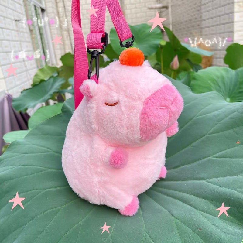 Capybara Capybara Plush Bag Backpack Children'S Capybara Bag Cute Animal Doll Backpack Cartoon Doll - Image 1