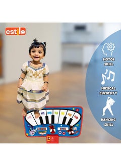Estilo Estilo Floor Piano Mat for Kids & Toddlers | Baby Playing Mat with Music 11 Keys | Musical Toy Gift for Boys & Girls Age for 1-6 | Engaging Keyboard for Toddlers (Spider Man)  - Image 4
