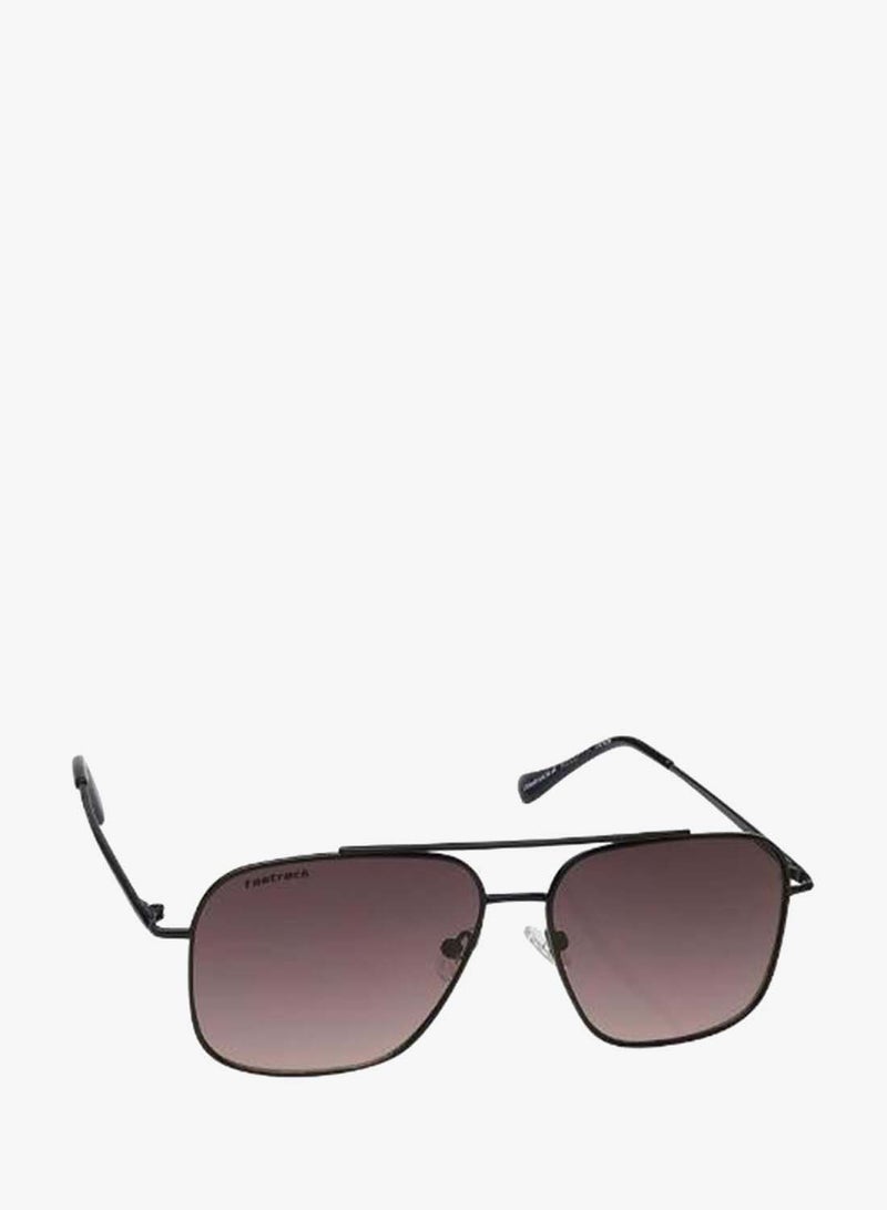 fastrack Non Polarized Sunglasses Black Frame Smoke Mirror Lens 56mm  - M253GY11V - Image 1