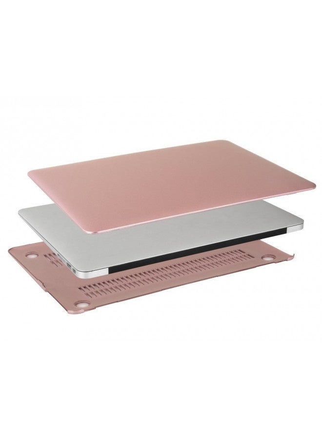 Mosiso Mosiso Compatible With Macbook Air 13 Inch Case (Models: A1369 And A1466, Older Version 2010-2017 Release), Protective Plastic Hard Shell Case And Keyboard Cover And Screen Protector, Rose Gold - Image 4